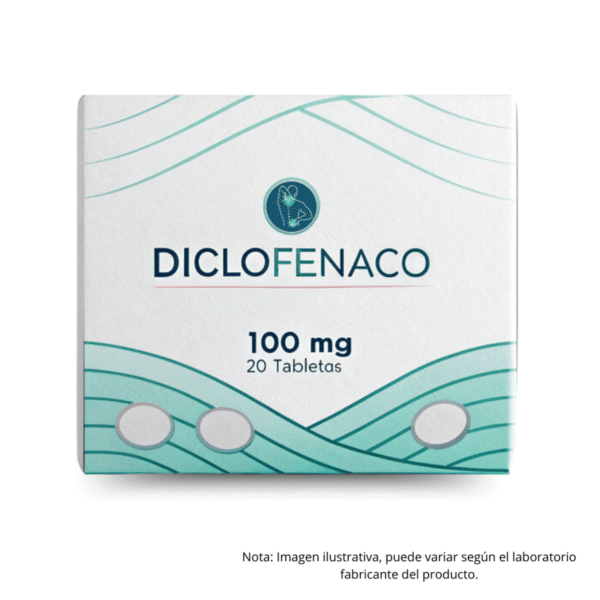 Diclofenaco 100 mg Caja 20 Tabletas