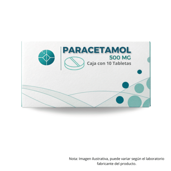 Paracetamol 500 mg Caja 10 Tabletas