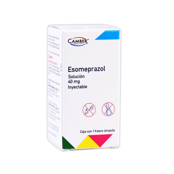Solución Inyectable Esomeprazol Camber Frasco Ampolla 40 mg/5 ml