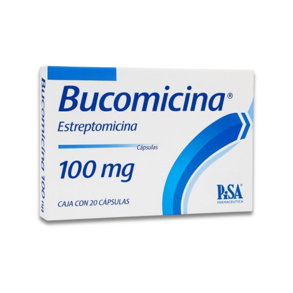 Cápsulas Bucomicina 100 mg Caja c/20